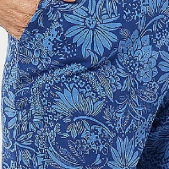 Isaac Mizrahi Printed 24/7 Stretch Wide Leg Pants  11642 - Picture 2 of 2